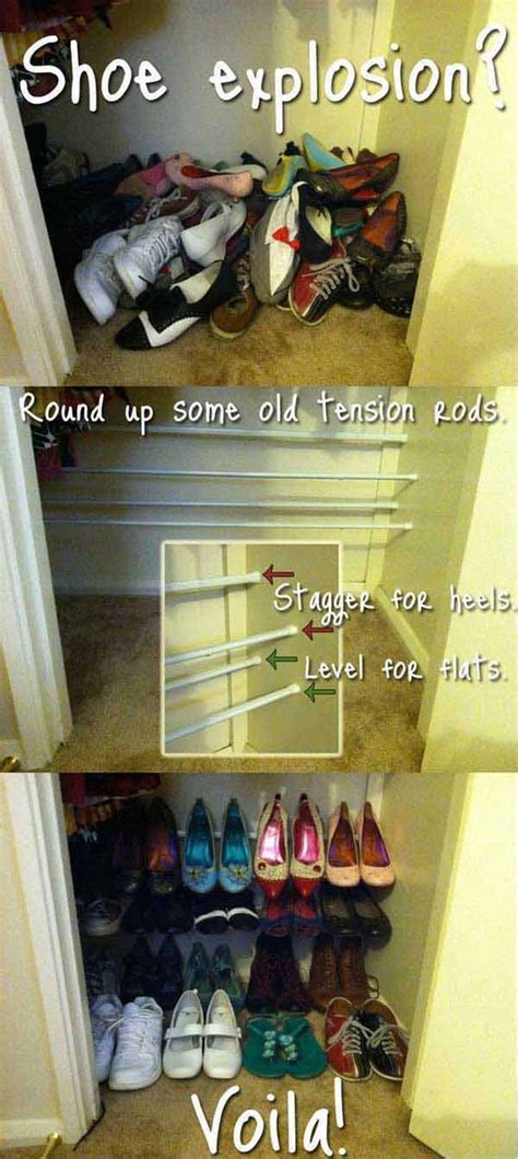It's all about maximizing the storage space in your closet, mudroom. 28 Clever DIY Shoes Storage Ideas That Will Save Your Time ...
