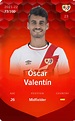 Rare card of Óscar Valentín - 2021-22 - Sorare
