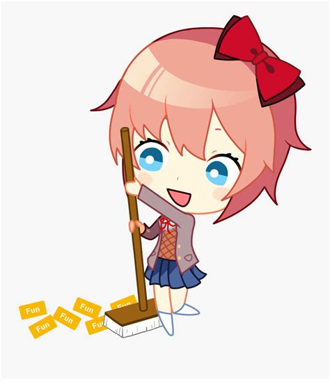 Ddlc Sayori Chibi Png Free Transparent Clipart ClipartKey