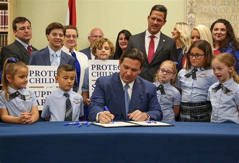 Desantis Signs Florida Bill That Opponents Call ‘dont Say Gay The