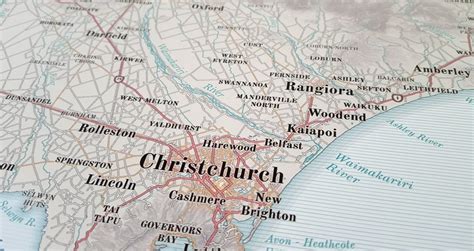 Canterburymap Banner The Map Kiwi