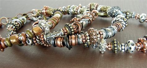 How To Make Copper Bangle Bracelets With Large Hole Beads Rings And