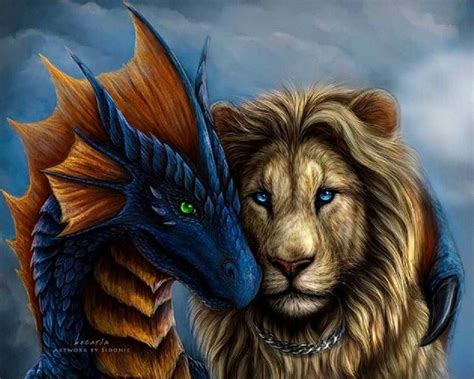 Dragon And Lion Drake Fotos