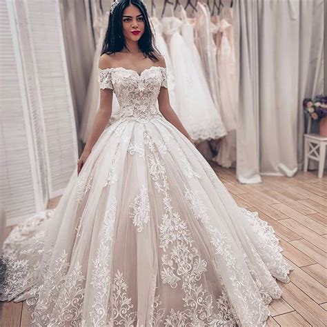 Ball gown patterns to sew | fashion gallery. Princess Off Shoulder Wedding Dress ball gown Bridal Gown ...