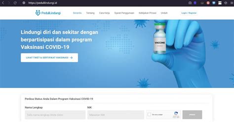 Salah Website Portal Vaksin Covid 19 “corporate ” Covid 19