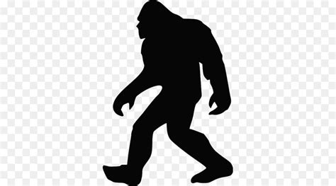 Bigfoot Silhouette Clip Art Silhouette Png Download 500500 Free