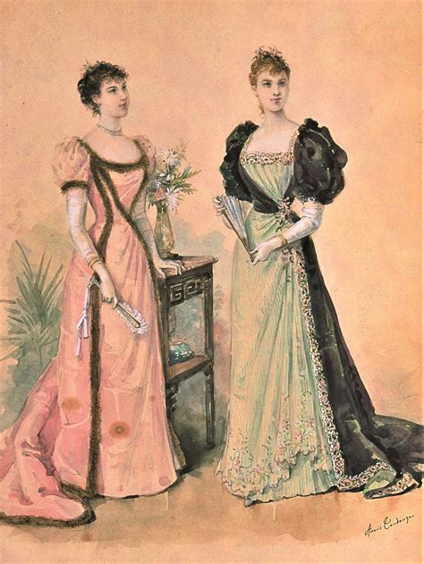 Fashion Plate La Mode Illustree 1893 Victorian Era Fashion 1870s