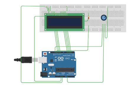 Circuit Design Arduino Potentiometer Tinkercad