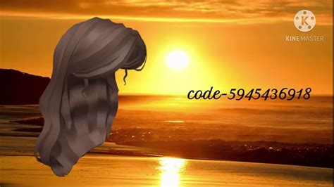 Wavy Hair Codes For Girlsroblox Youtube