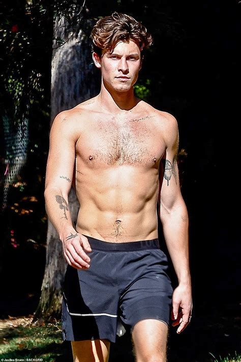 Shawn Mendes Goes Shirtless For Solo Hike In La Daily Mail Online