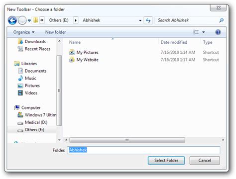 Add Single Custom Named Shortcut For Multiple Programs And Folders In