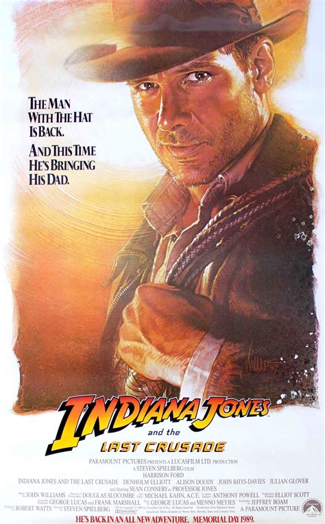 Indiana Jones And The Last Crusade Indiana Jones Movie Posters Movie Posters Vintage
