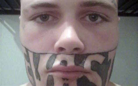 Man With Devast8 Face Tattoo Finally Accepts Job Offer
