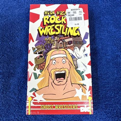 Hulk Hogans Rock N Wrestling Ghost Wrestlers Vhs Tape 1985 Wwf