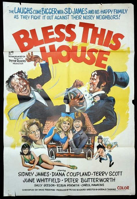 Bless This House Original One Sheet Movie Poster Sid James Diana