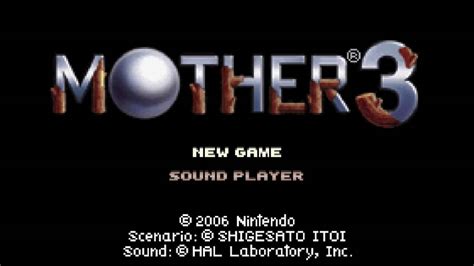 Mother 3 Gba Title Screen Youtube