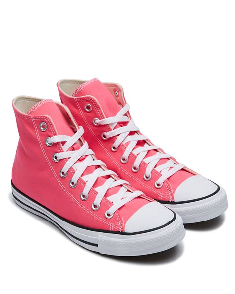 converse womens chuck taylor all star hi shoe hyper pink surfstitch