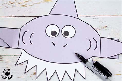 Shark Hat Craft Kids Craft Room