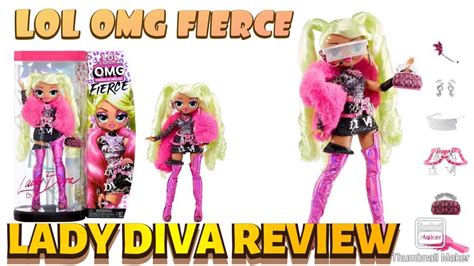 Lol Omg Fierce Lady Diva Doll Review Y Unboxing Tan Lady Gaga Tan