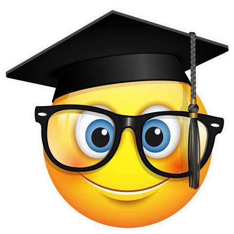 Download Ceremony Square Cap Graduation Academic Emoji Clipart Png Free