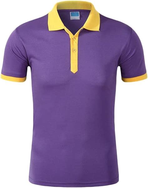 Mttroli Mens Fashion Polo Shirts T Shirts Mens Solid Color Collar Short Sleeve Polo T Shirt