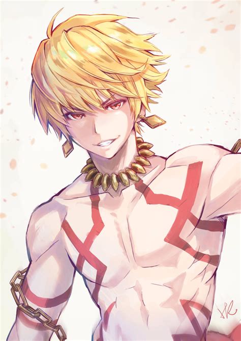 Pin by 京極 秋彦 on TYPE MOON Gilgamesh fate Blonde anime babe Blonde hair anime babe