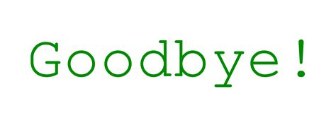 Goodbye Transparent Image Png Play