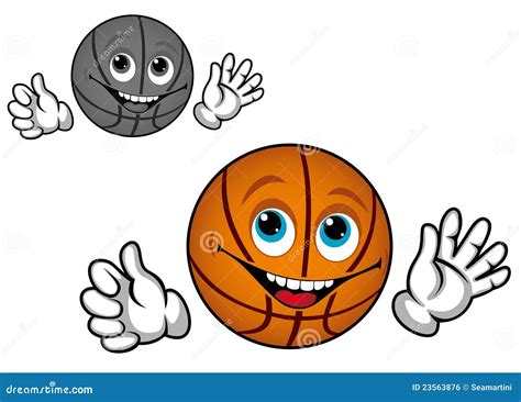 Smiling Basketball Ball Stock Vector Illustration Of Champion 23563876