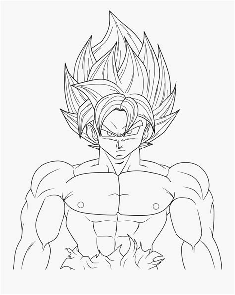 Dragon Ball Z Coloring Pages Goku Ultra Instinct