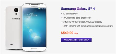 Samsung Galaxy S4 Release Date Metro Pcs Begins Selling Smartphone In