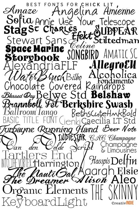 300 Fool Proof Fonts To Use For Your Book Cover Design An Epic List