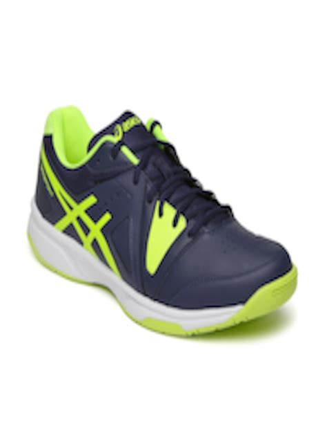 Buy Asics Men Navy Blue Gel Game Point Tennis Shoes Sports Shoes For