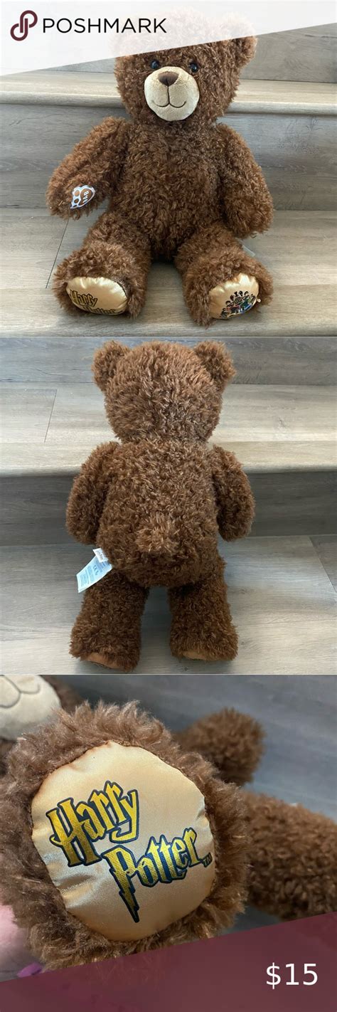 Build A Bear Harry Potter Brown Teddy Bear Hogwarts Stuffed Animal 2020