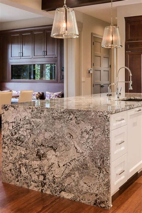 Kitchen Granite Design White Granite Kitchen Countertop Design Ideas