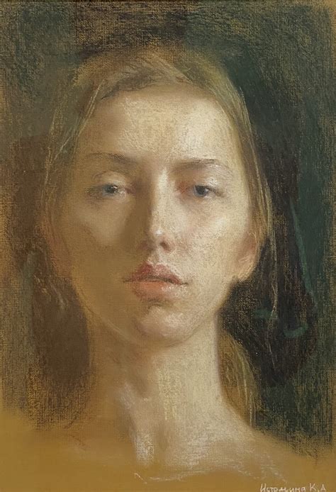 Self Portrait In Pastel Galerie Bonnard