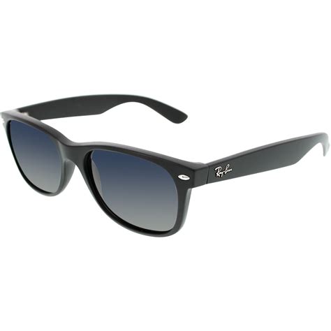 ray ban men s polarized new wayfarer rb2132 622 58 55 black oval sunglasses ph