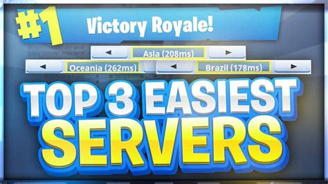 Easiest Servers To Get Wins On Fortnite Battle Royale