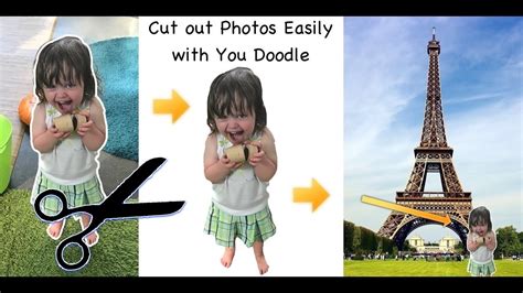 How To Cut Out Photos With You Doodle App On Iphone Youtube
