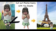 How to Cut Out Photos with You Doodle app on iPhone - YouTube