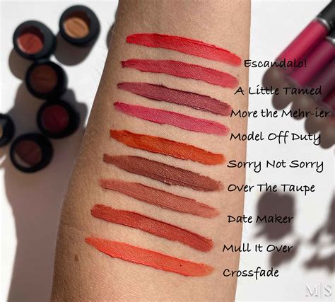 Mac Powder Kiss Lipstick Review Today We Swatch All 16 Shades And Then Talk About What We