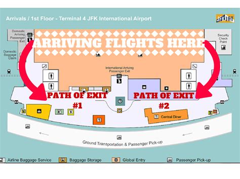 28 Jfk Airport Terminal 4 Map Online Map Around The World