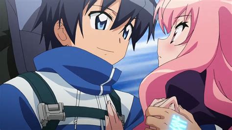 Saito And Louise Anime Sensual Anime Love The Familiar Of Zero Sakura