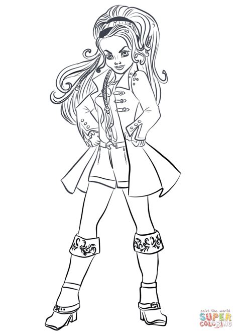 Descendants coloring pages disney descendants coloring pages free best of ben and mal page. Disney Descendants Coloring Pages Printable Coloring Pages