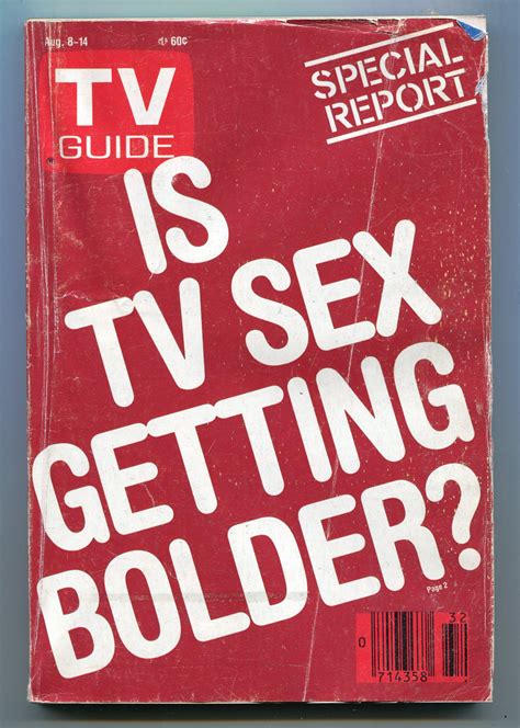 Tv Guide Is Tv Sex Getting Bolder New York Metropolitan Edition Aug