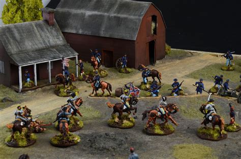 172 Civil War Farmhouse Battle Set 172 Acc Diorama