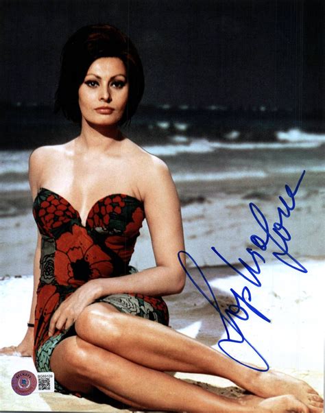 Sophia Loren Signed 8x10 Photo Beckett Bas Coa Sexy Hot Icon Rare 7 Ebay