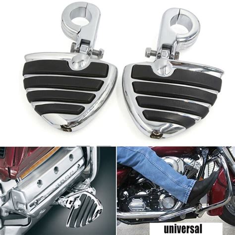 Chrome 1 14 Adjustable Highway Short Mounting Foot Pegs Fit For