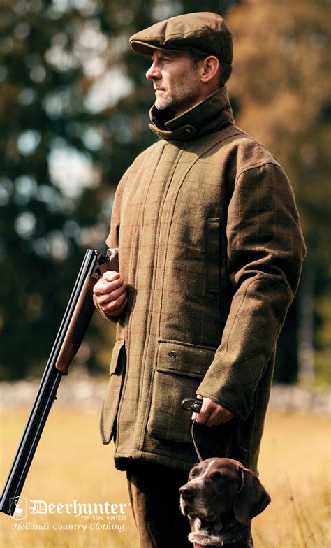 Deerhunter Woodland Waterproof Tweed Shooting Jacket Hollands Country