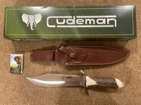 Cudeman 294 C Stag Bowie Knife Spain Nib Ebay