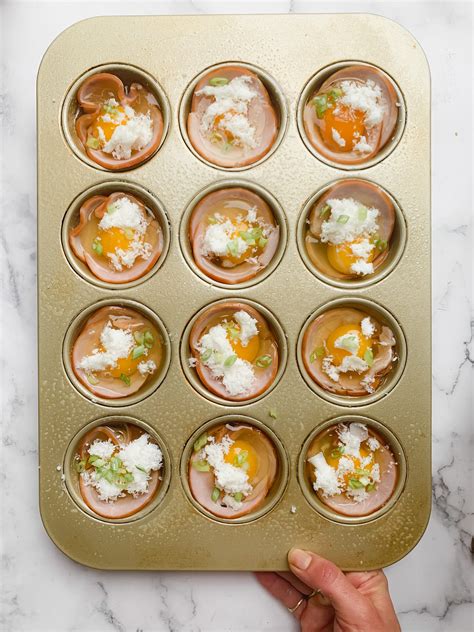 Canadian Bacon Egg Breakfast Cups Gluten Free Low Carb Kathleen